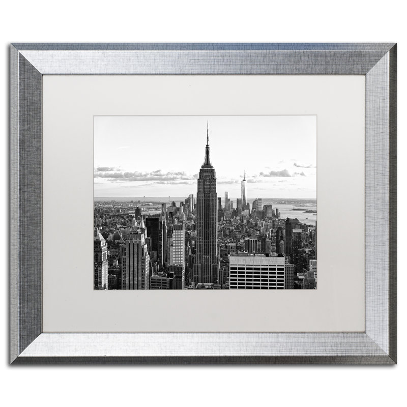 Trademark Art New York Cityscape Framed Photographic Print Wayfair
